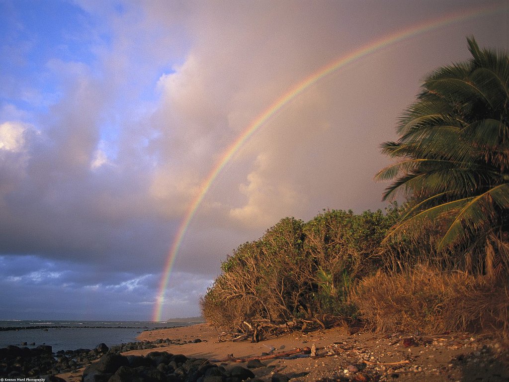 Tropical Rainbow, Molokai, Hawaii